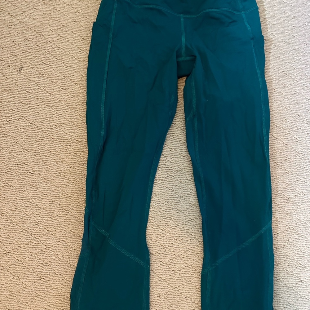 Lululemon Teal Athletic Leggings